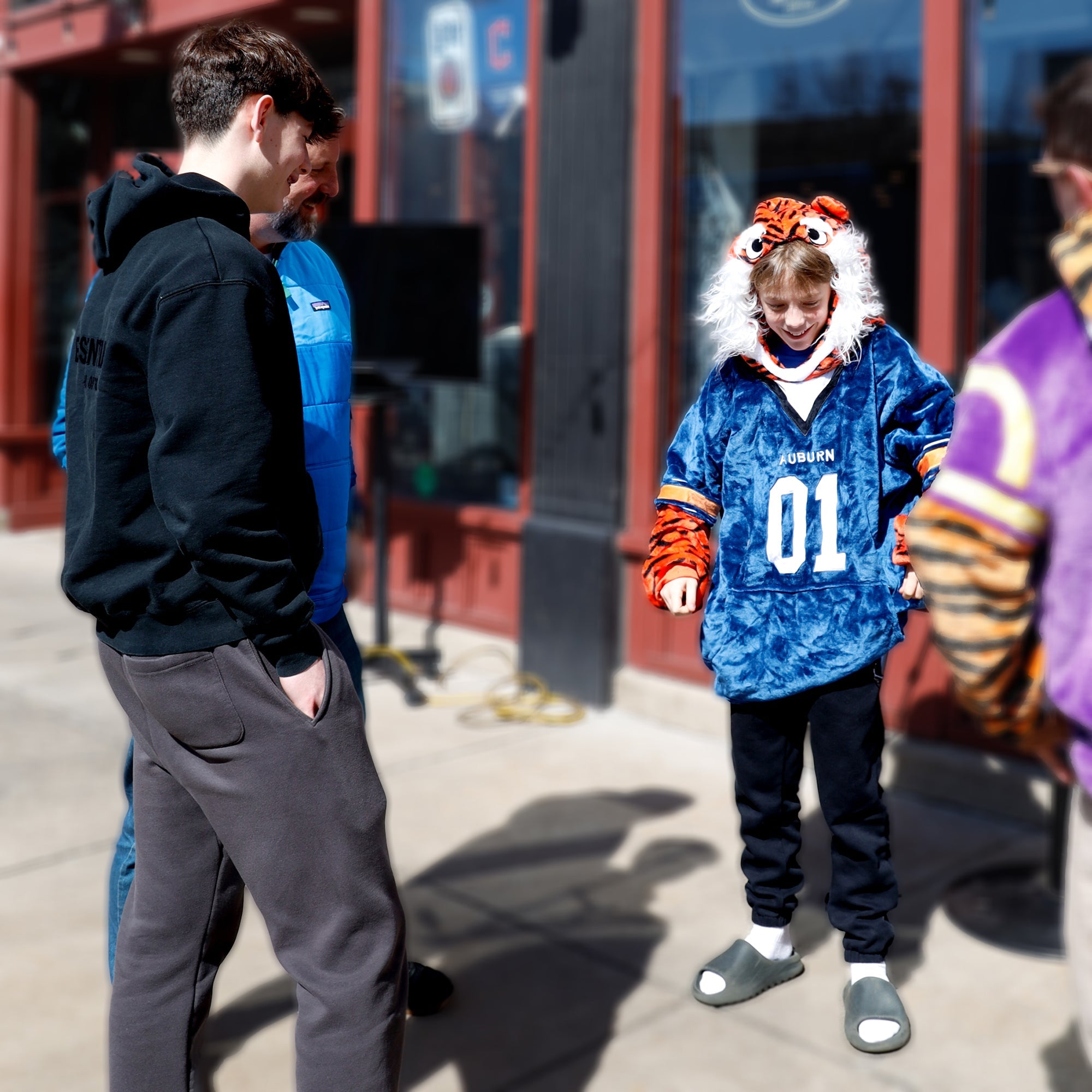 Plushible.comSnugiblesAuburn University Aubie the Tiger Snugible | Blanket Hoodie & Pillow