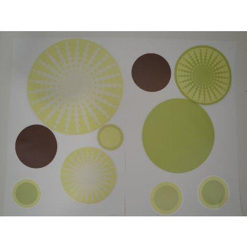 Plushible.comSticker DecalBeansprout Super Nova Stick Ups, Brown/Green