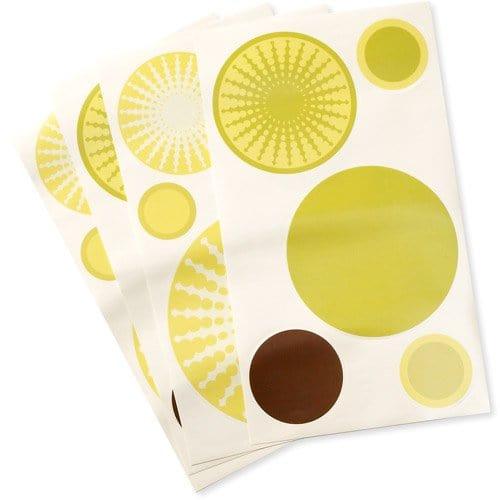 Plushible.comSticker DecalBeansprout Super Nova Stick Ups, Brown/Green