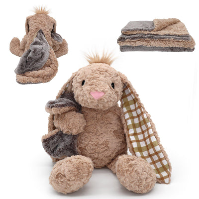 Plushible.comStuffed AnimalsBenny Bunny Blankie Bestie
