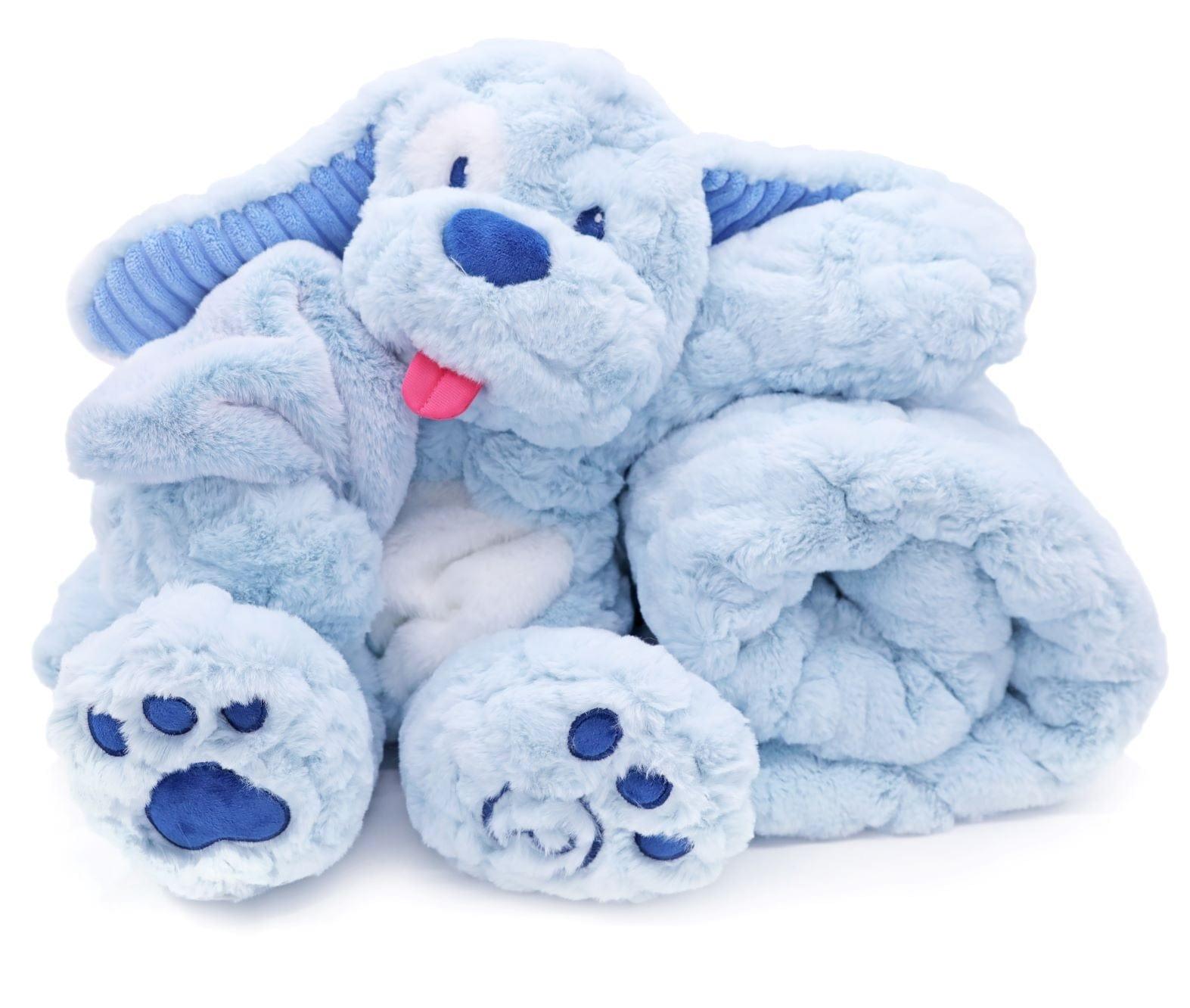 Plushible.comStuffed AnimalsBlu - Boo Dog Blankie Bestie