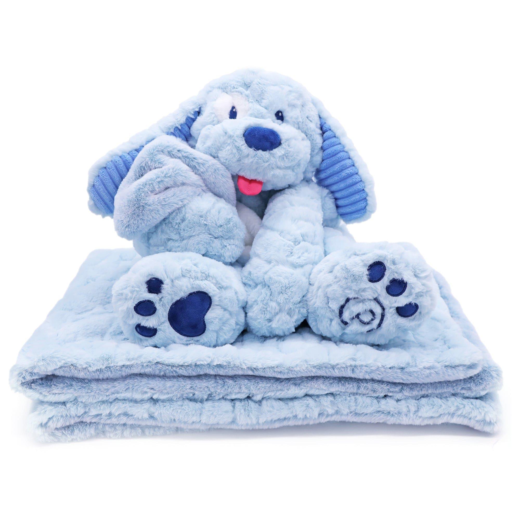 Plushible.comStuffed AnimalsBlu - Boo Dog Blankie Bestie