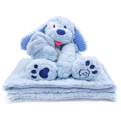 Plushible.comStuffed AnimalsBlu - Boo Dog Blankie Bestie