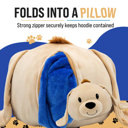 Plushible.comSnugiblesDougie Dog Adult Snugible | Blanket Hoodie & Pillow