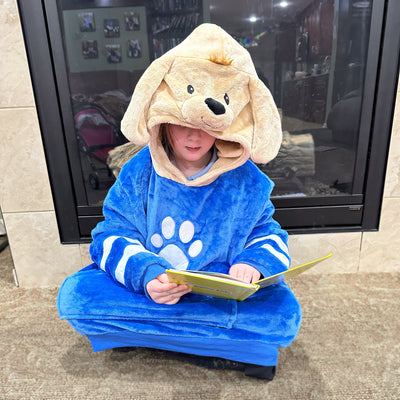 Plushible.comSnugiblesDougie Dog Kids Snugible | Blanket Hoodie & Pillow