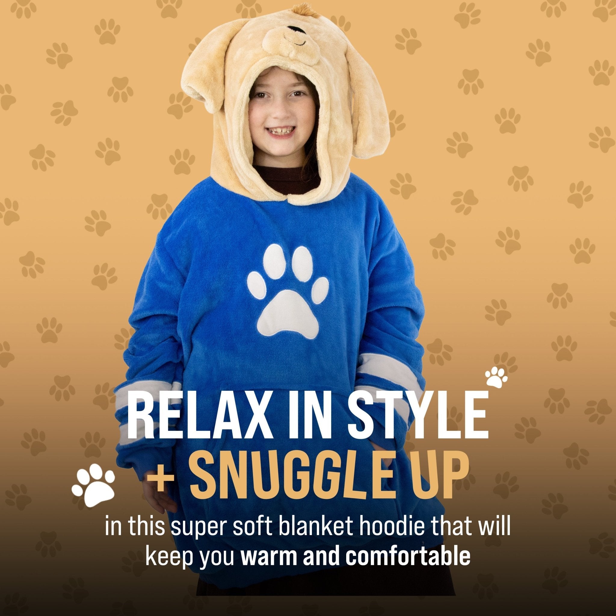 Plushible.comSnugiblesDougie Dog Kids Snugible | Blanket Hoodie & Pillow