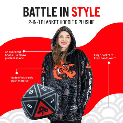 Plushible.comSnugiblesDungeons & Dragons Snugible | Blanket Hoodie & Pillow