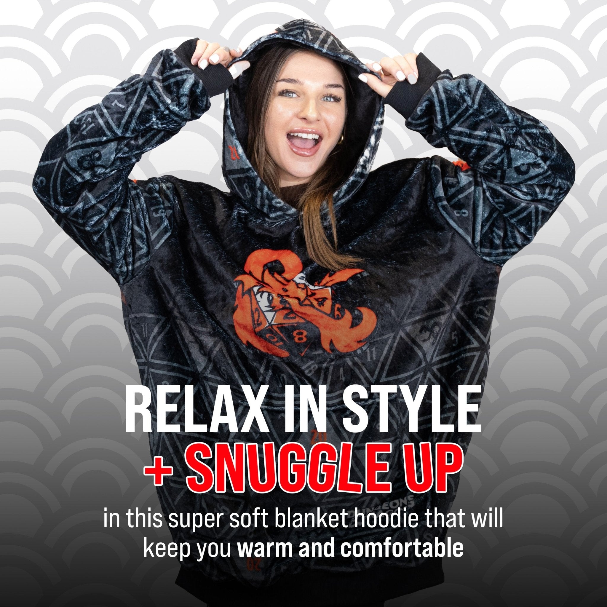 Plushible.comSnugiblesDungeons & Dragons Snugible | Blanket Hoodie & Pillow