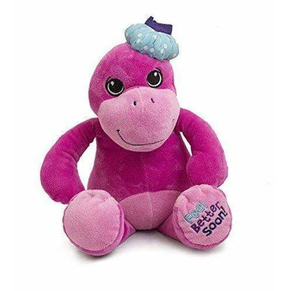 Plushible.comStuffed AnimalsFeel Better Soon Pink Dinosaur Plushie