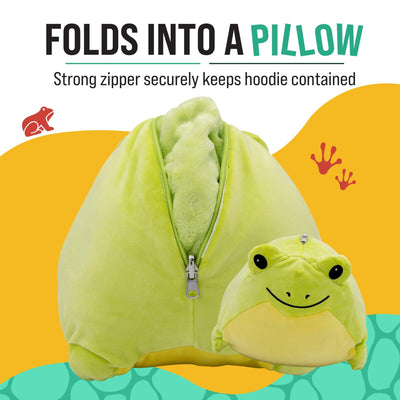 Plushible.comSnugiblesFren Frog Adult Snugible | Blanket Hoodie & Pillow