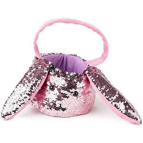 Plushible.comBasketsGitzy Sequin Easter Basket, 8 Inch Bunny Gift Baskets
