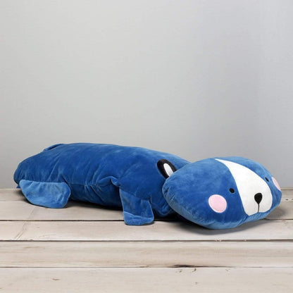Plushible.comStuffed AnimalsManhattan Toy Travel Comfort Snuggle Bear Plush Kids Pillow Blue Almost 3 feet long!
