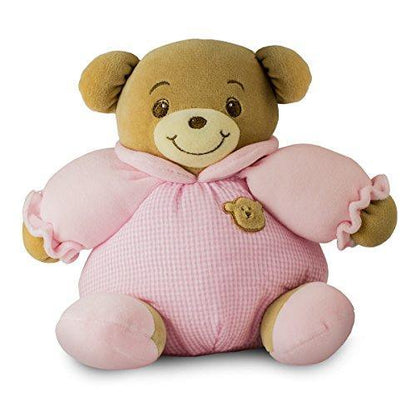 Plushible.comStuffed Animals"Marnie" the 8in Baby Bow Rattle Plush Teddy Bear