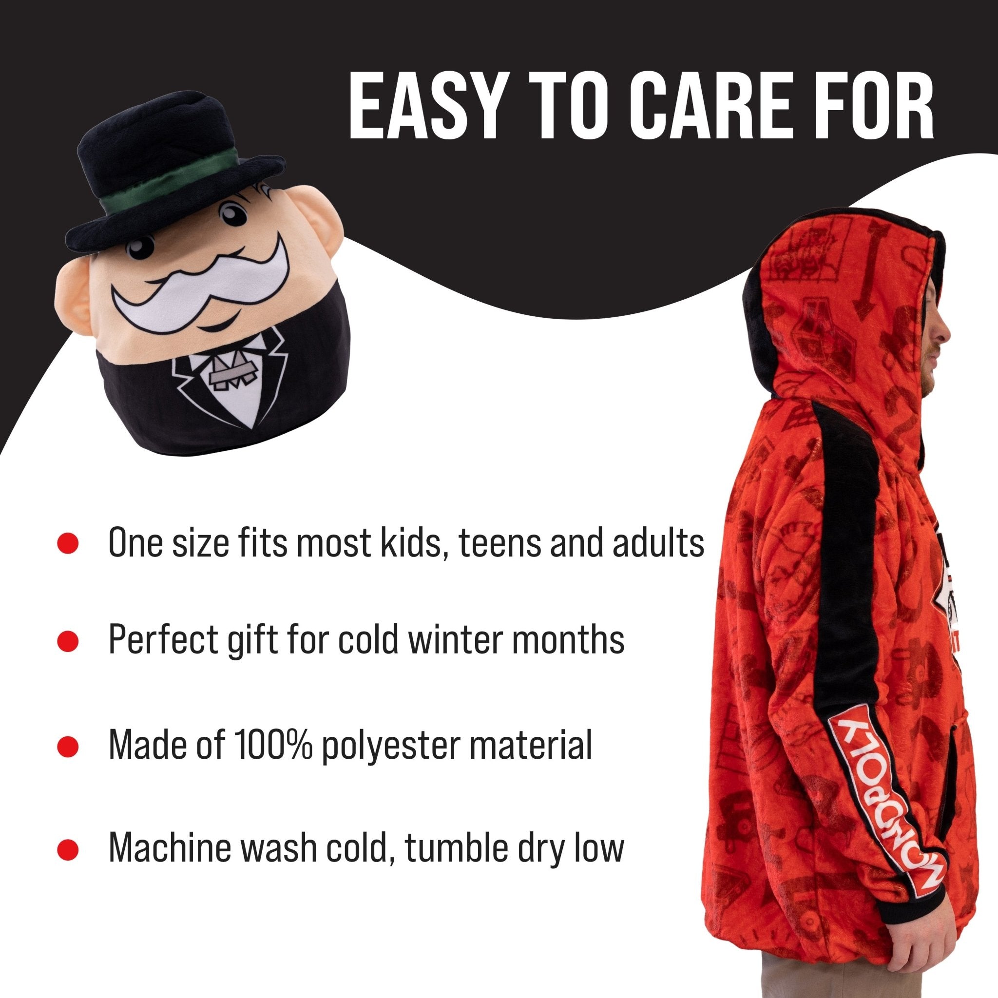 Plushible.comSnugiblesMonopoly Go Own It All Snugible | Blanket Hoodie & Pillow