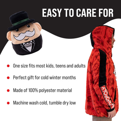 Plushible.comSnugiblesMonopoly Go Own It All Snugible | Blanket Hoodie & Pillow