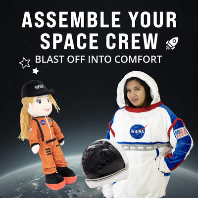 Plushible.com14 Inch Rag DollsNASA | Astronaut Eimmie 14 Inch Plush Figure