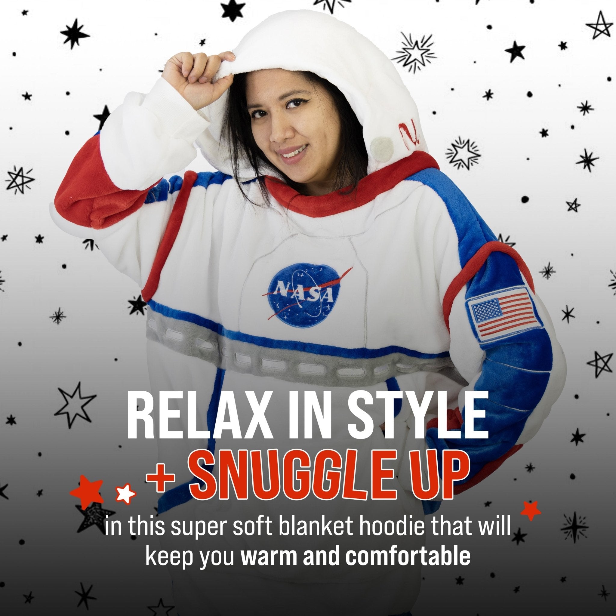 Plushible.comSnugiblesNASA Astronaut Snugible | Blanket Hoodie & Pillow