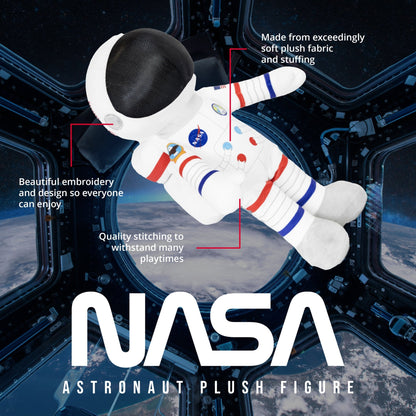 Plushible.com14 Inch Rag DollsNASA | Astronaut Spacesuit 14 Inch Plush Figure