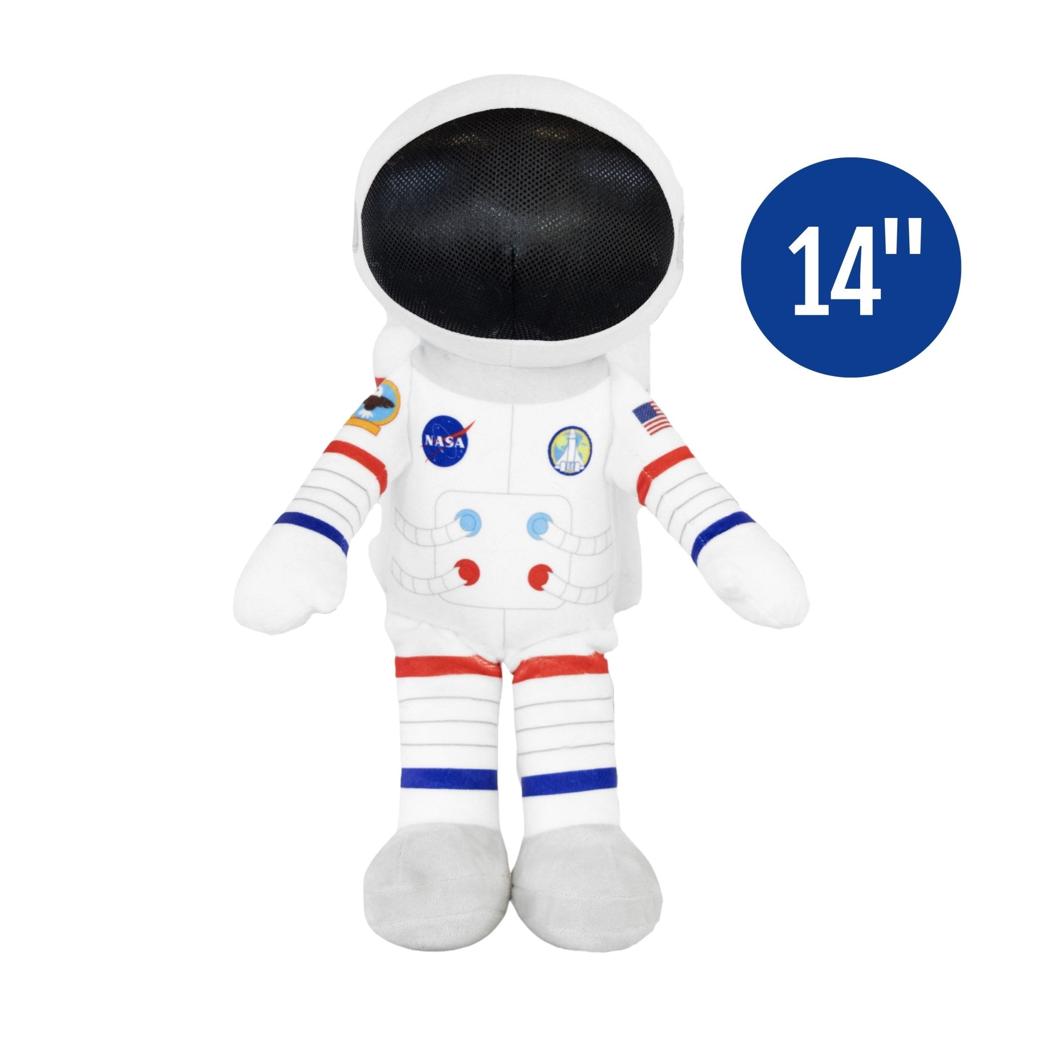 Plushible.com14 Inch Rag DollsNASA | Astronaut Spacesuit 14 Inch Plush Figure