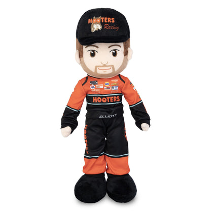 Plushible.com14 Inch Rag DollsNASCAR | Hendrick Motorsports Chase Elliott Hooters Plush Figure