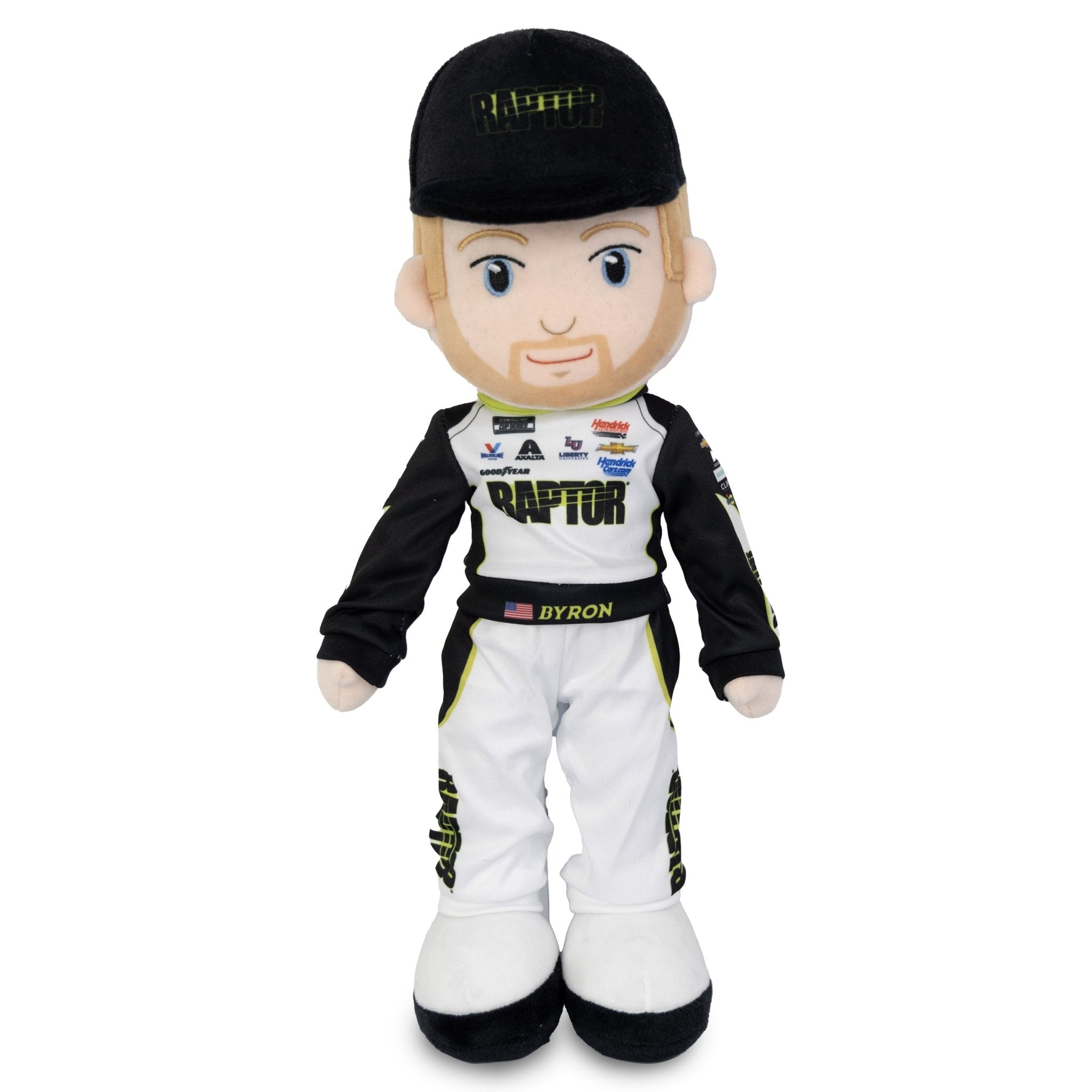 Plushible.com14 Inch Rag DollsNASCAR | Hendrick Motorsports William Byron Plush Figure