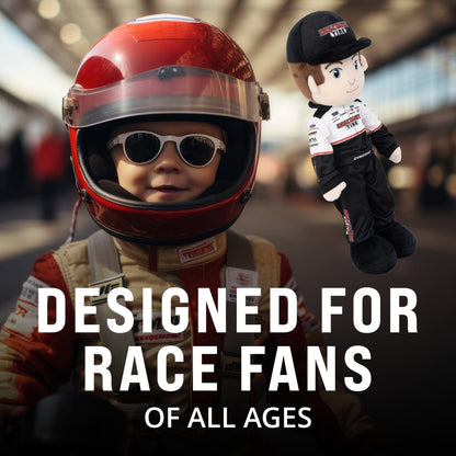 Plushible.com14 Inch Rag DollsNASCAR | Team Penske Austin Cindric Plush Figure