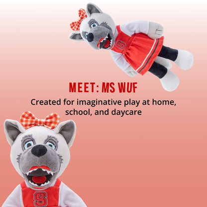 Plushible.comPlush FigureNorth Carolina State University Ms. Wuf 14 Inch Plush Figure