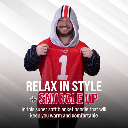 Plushible.comSnugiblesOhio State University Helmet Snugible | Blanket Hoodie & Pillow