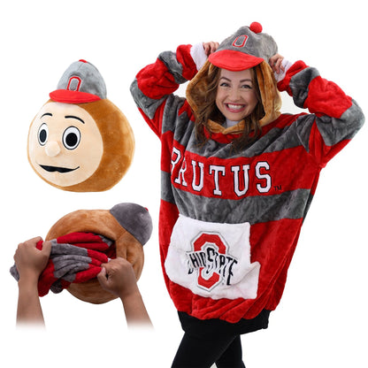 Plushible.comSnugiblesOhio State University Snugible | Blanket Hoodie & Pillow