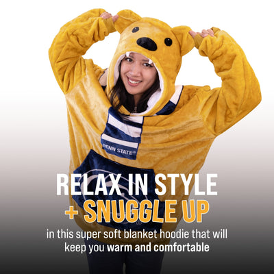 Plushible.comSnugiblesPenn State Nittany Lion Adult Snugible | Blanket Hoodie & Pillow