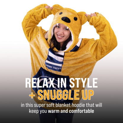 Plushible.comSnugiblesPenn State Nittany Lion Adult Snugible | Blanket Hoodie & Pillow