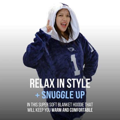 Plushible.comSnugiblesPenn State University Helmet Snugible 2 - in - 1 Blanket Hoodie & Pillow