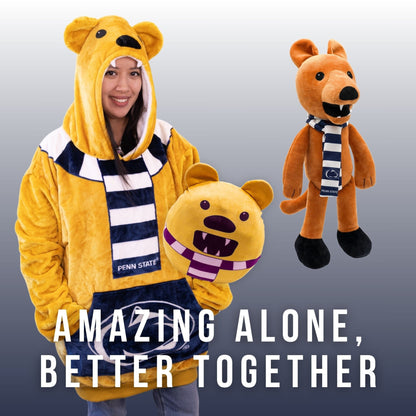 Plushible.comSnugiblesPenn State University Nittany Lion Kids Snugible | Blanket Hoodie & Pillow