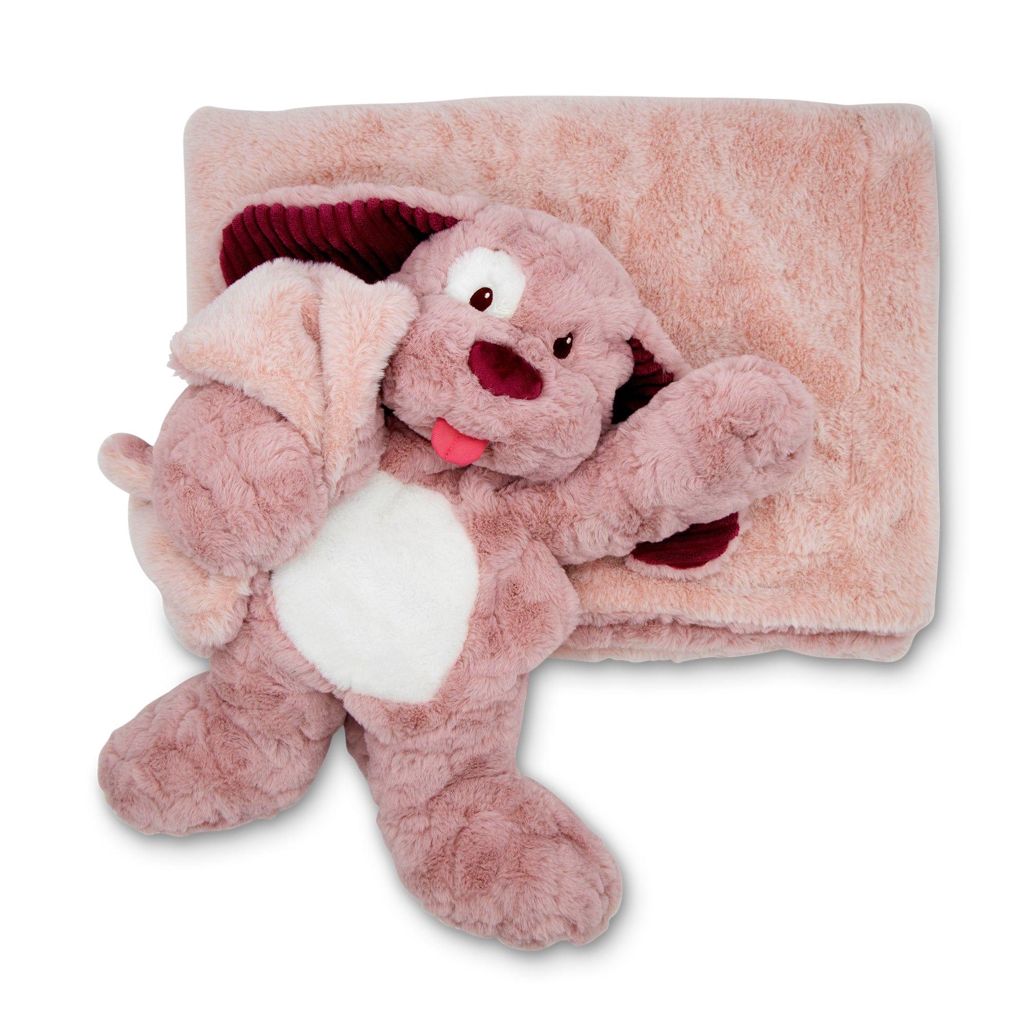 Plushible.comStuffed AnimalsPinky Dog Blankie Bestie
