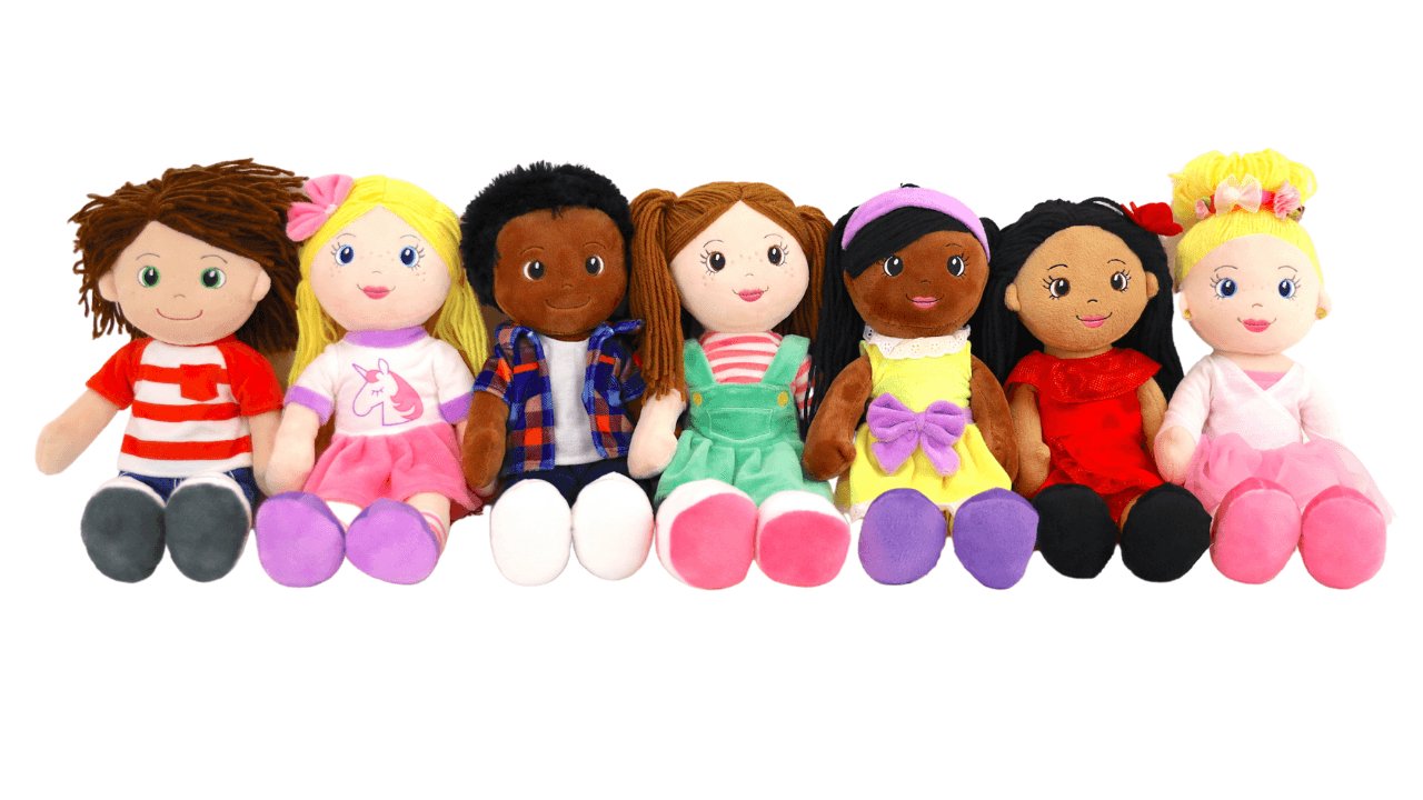Plushible.com14 Inch Rag DollsPlaytime By Eimmie 14 Inch Rag Doll Eimmie Ballerina Dancer