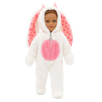 Plushible.comPlaytime by Eimmie Easter Bunny Doll Outfit Comes with Matching Child Bunny Ears
