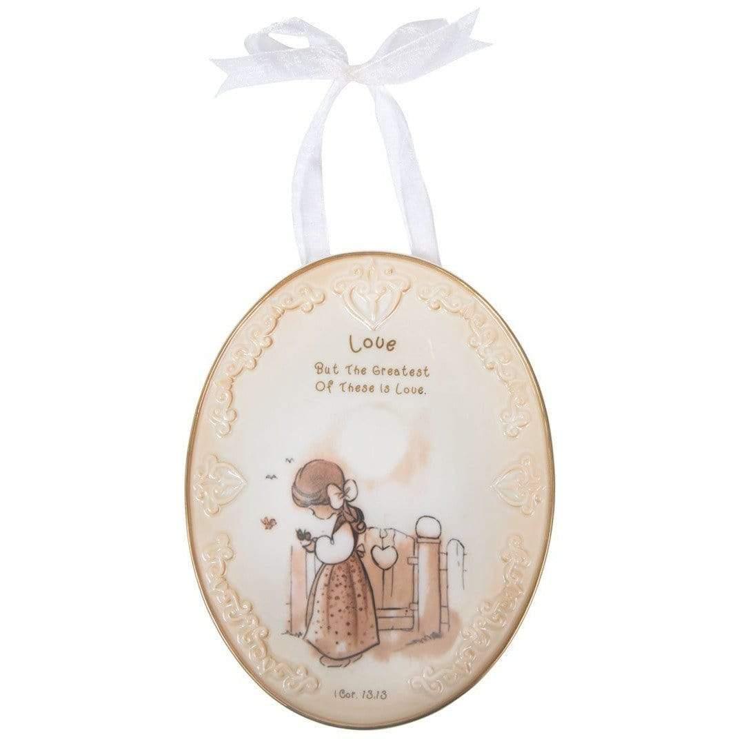 Plushible.comHomePrecious Moments Love Plaque With Ribbon Hanger