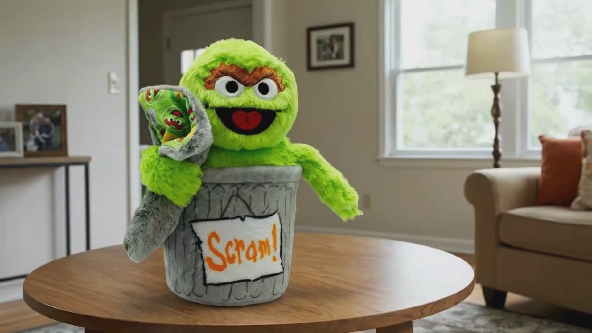 Sesame Street Oscar The Grouch Blankie Bestie