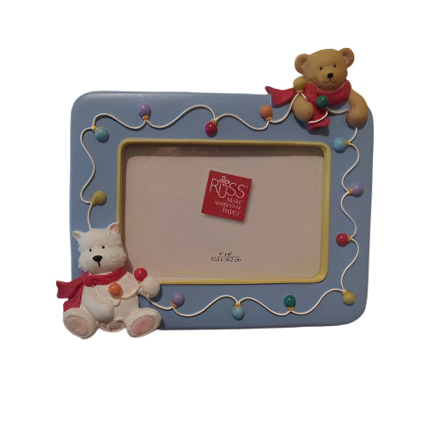 Plushible.comHomeRuss Berrie Winter Friends Sculpstone Picture Frame