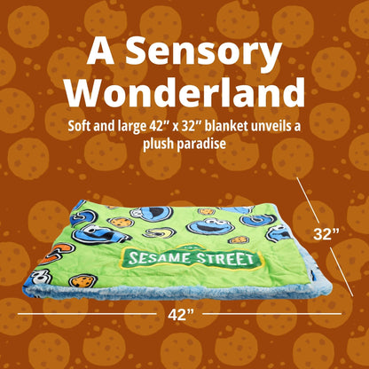 Plushible.comBlankie BestieSesame Street Cookie Monster Blankie Bestie