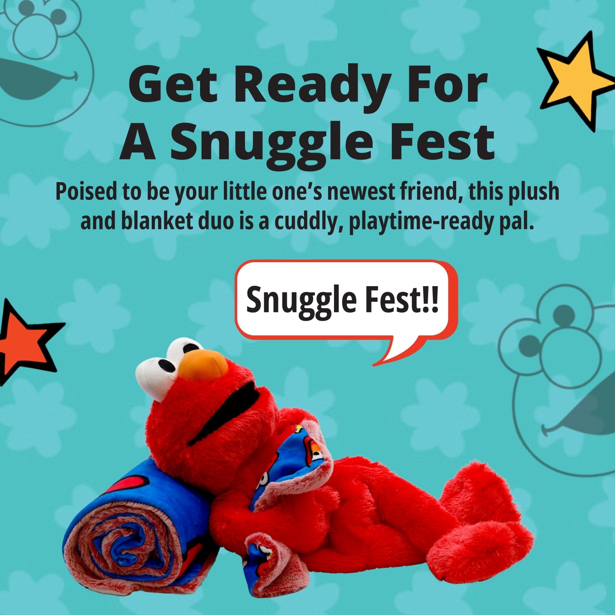 Plushible.comBlankie BestieSesame Street Elmo Blankie Bestie