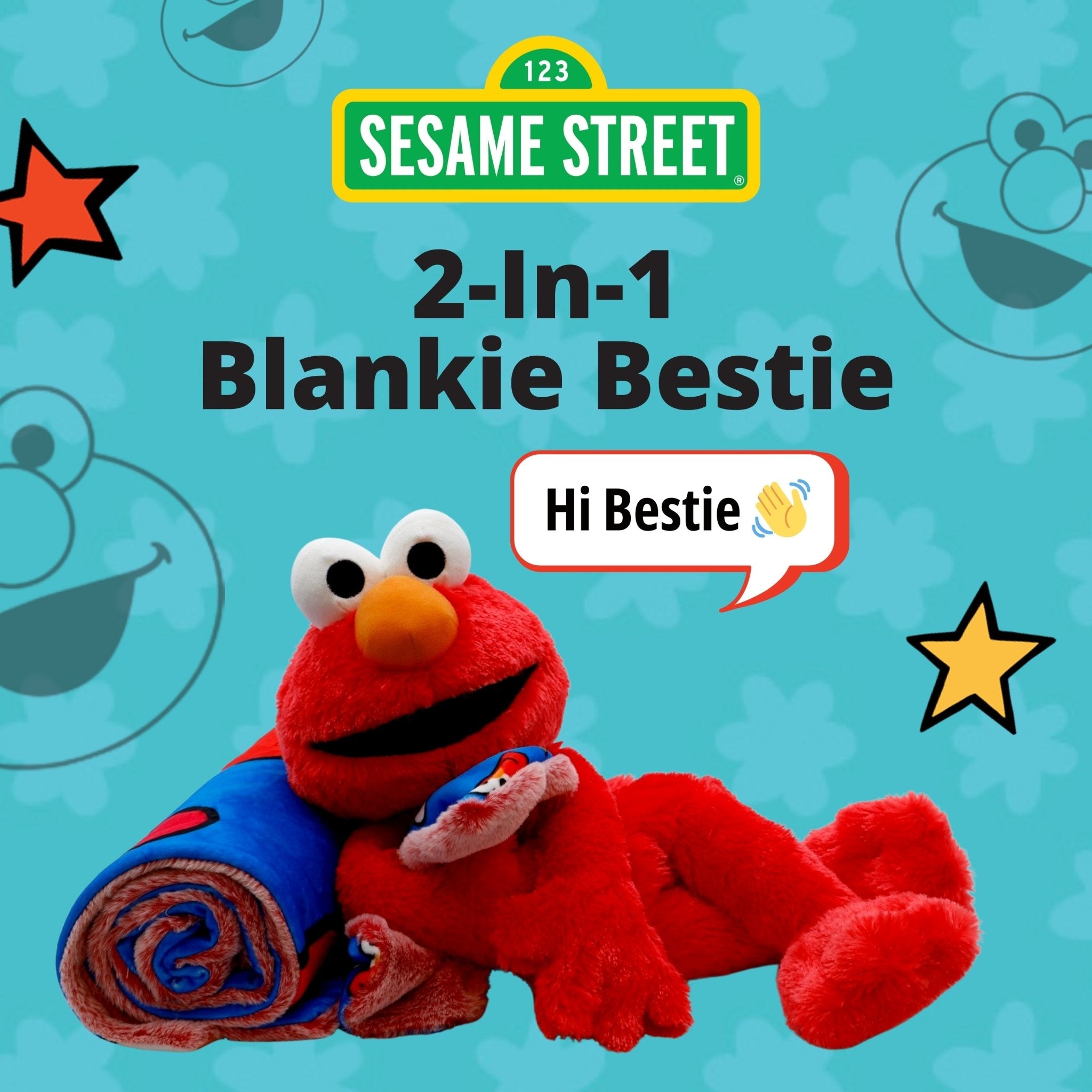 Plushible.comBlankie BestieSesame Street Elmo Blankie Bestie