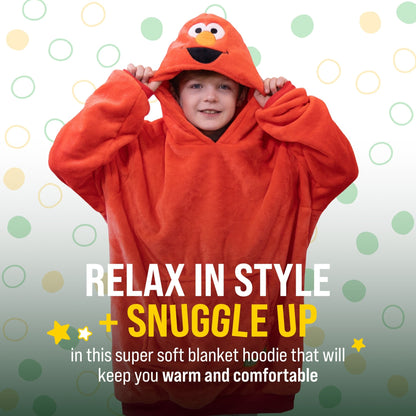 Plushible.comSnugiblesSesame Street Elmo Kids Snugible | Blanket Hoodie & Pillow