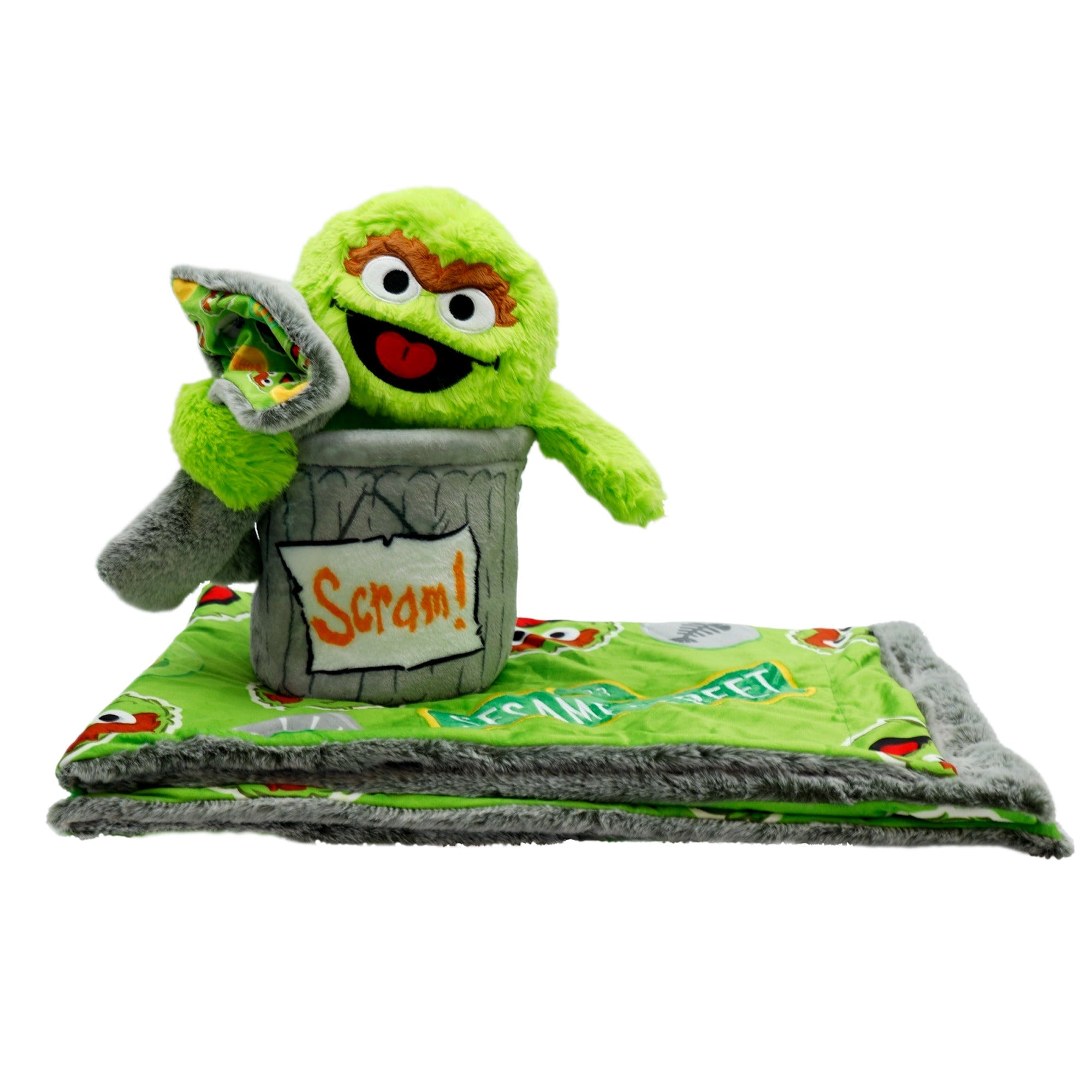 Plushible.comBlankie BestieSesame Street Oscar The Grouch Blankie Bestie