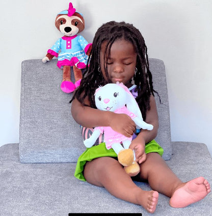 Plushible.com14 Inch Rag DollsSharewood Forest Friends 14 Inch Rag Doll Brie the Bunny