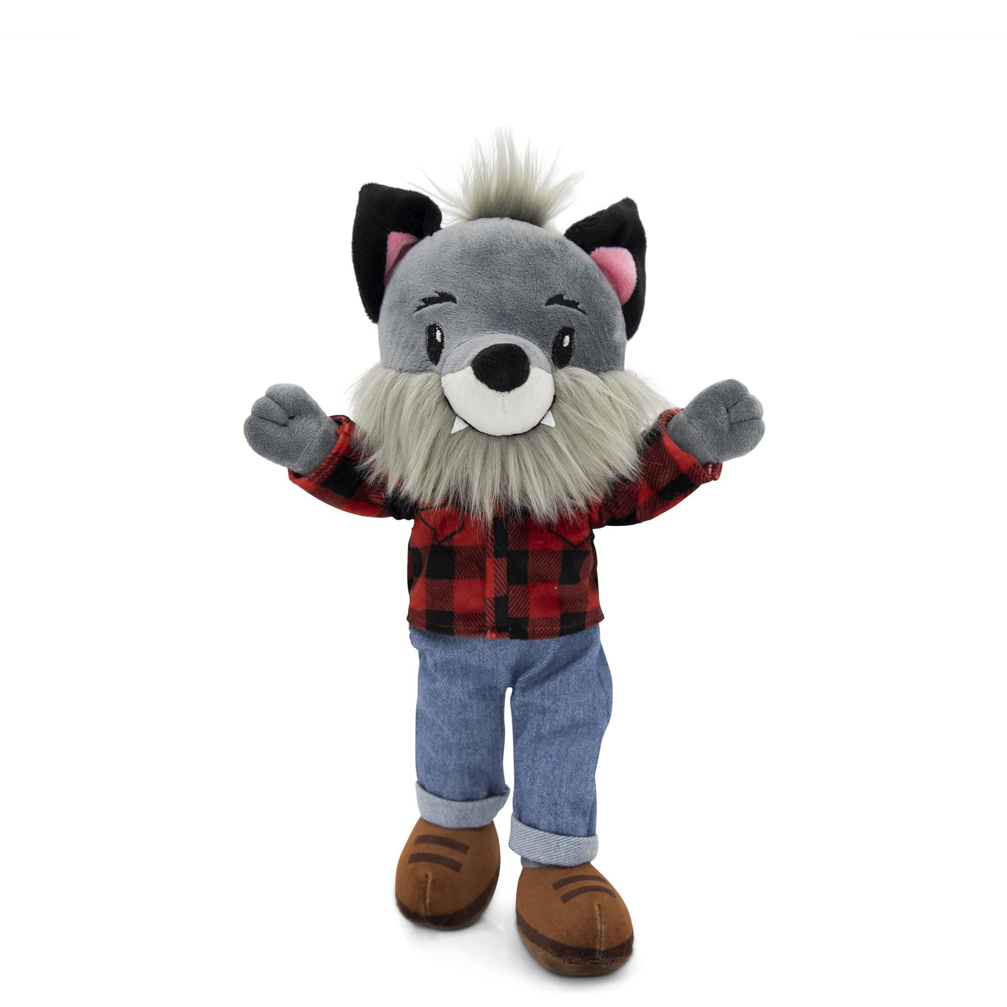 Plushible.com14 Inch Rag DollsSharewood Forest Friends 14 Inch Rag Doll Walter the Wolf