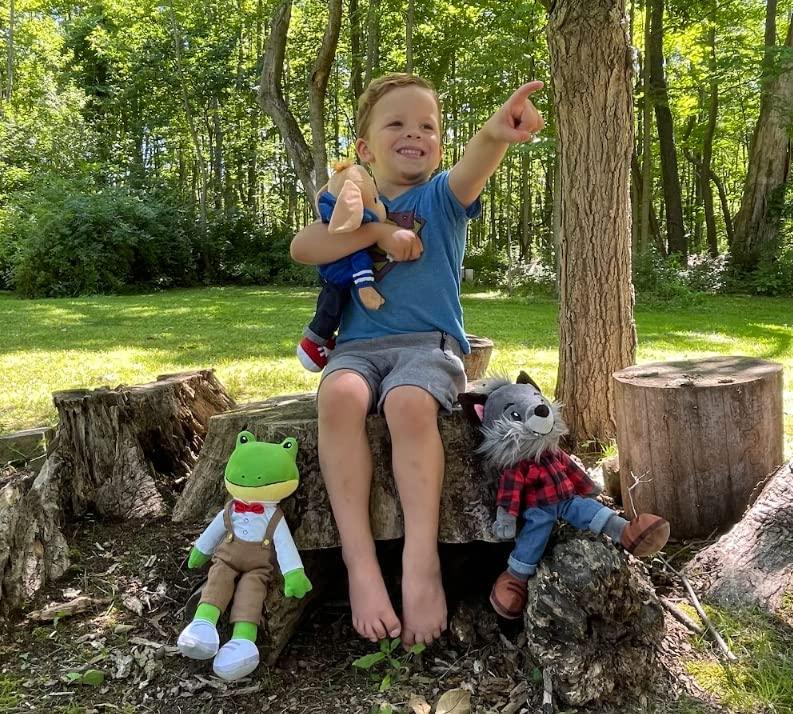 Plushible.com18 Inch Rag DollsSharewood Forest Friends 18 Inch Rag Doll Walter the Wolf