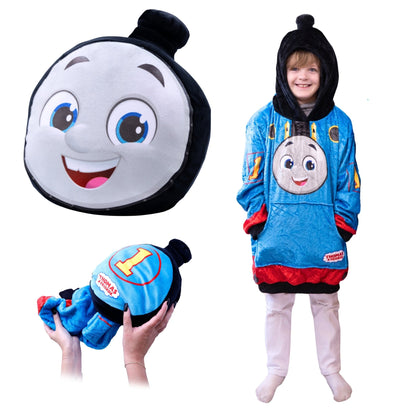 Plushible.comStuffed AnimalsThomas the Tank Engine Kids Snugible | Blanket Hoodie & Pillow
