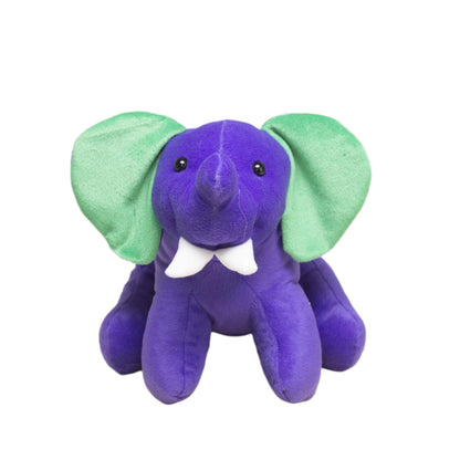 Plushible.comStuffed Animals"Tusky" the 10in Large Circus Elephant by The Beverly Hills Teddy Bear Company