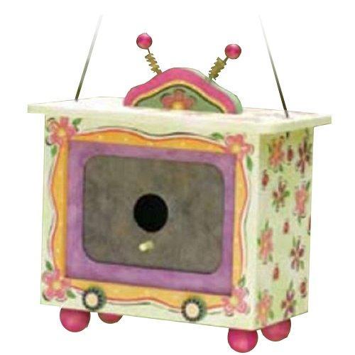 Plushible.comBirdhousesTweet Retreat: Fushia Floral Birdhouse for the Most Stylish Feathered Friends
